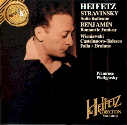 The Heifetz Collection, Volume 31: Benjamin / Stravinsky