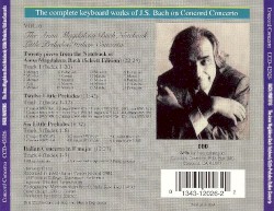 The Complete Keyboard Works Of J.S. Bach On Concord Concerto, Volume 6: The Anna Magdalena Bach Notebook