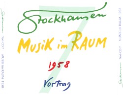 MUSIK im RAUM 1958: Vortrag