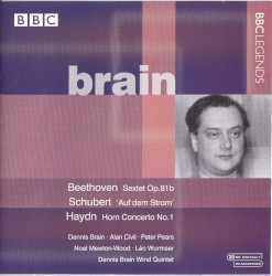 Beethoven: Sextet, op. 81b / Schubert: “Auf dem Strom” / Haydn: Horn Concerto no. 1