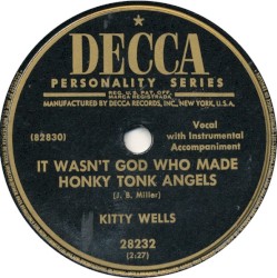It Wasn’t God Who Made Honky Tonk Angels / I Don’t Want Your Money, I Want Your Time