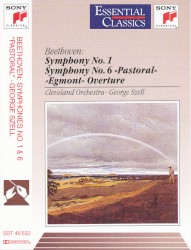 Symphony no. 1 / Symphony no. 6 »Pastoral« / »Egmont« Overture