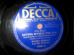 Saving Myself for You / Carolina in the Morning