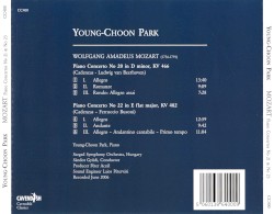 Piano Concertos no. 20 & 22