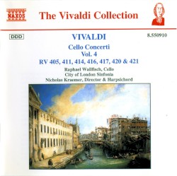 Cello Concerti, Volume 4: RV 405, 411, 414, 416, 417, 420, 421