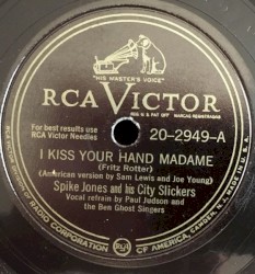 I Kiss Your Hand Madame / I'm Getting Sentimental Over You