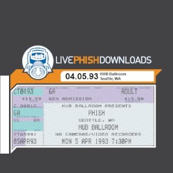1993-04-05: HUB Ballroom, Seattle, WA, USA