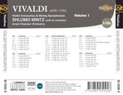 Violin Concertos & String Symphonies, Volume 1