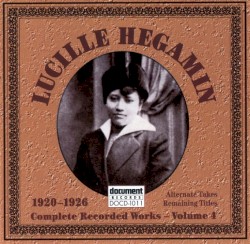 Complete Recorded Works In Chronological Order: Volume 4 (1920-1926)