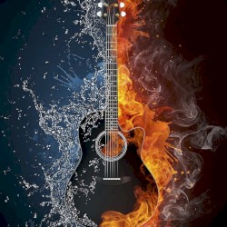 Fire Guitar