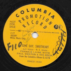 Some Day, Sweetheart / Willow Weep for Me
