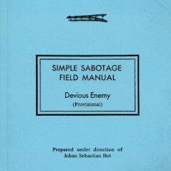 Simple Sabotage Field Manual