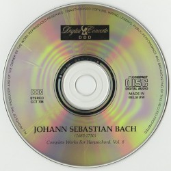 Complete Works for Harpsichord, Vol. 8: French Suites Nos. 1-5