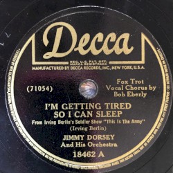 I'm Getting Tired So I Can Sleep / Ev'ry Night About This Time