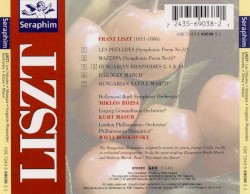 Les Préludes / Mazeppa / Hungarian Rhapsodies 2, 3 & 11 / Rákóczy March / Hungarian Battle March