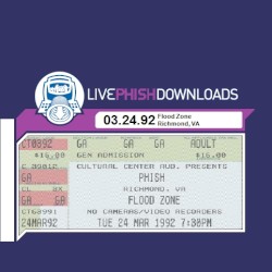 1992-03-24: Flood Zone, Richmond, VA, USA