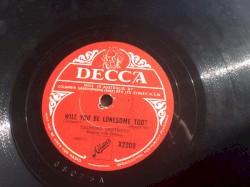 Will You Be Lonesome Too? / When It's Time for the Whip-Poor-Will to Sing