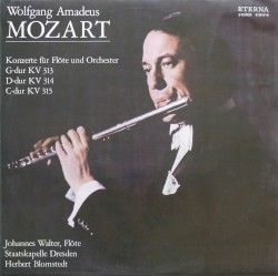 Konzerte für Flöte und Orchester G-dur KV 313, D-dur KV 314, C-dur KV 315