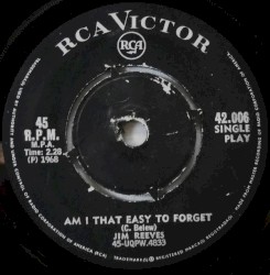 Am I That Easy to Forget / The World Is Not My Home