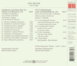 Mozart-Variationen, op. 132 / Böcklin-Suite, op. 128