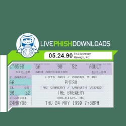 1990-05-24: The Brewery, Raleigh, NC, USA