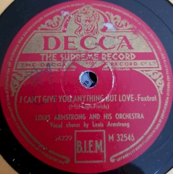 I Can't Give You Nothing but Love / Ain't Misbehavin'