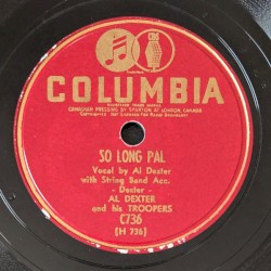 So Long Pal / Too Late to Worry