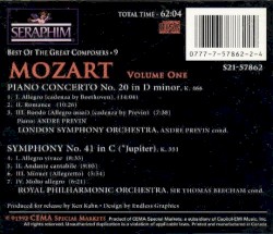 Best of the Great Composers: Mozart, Volume One