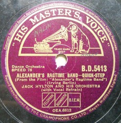 Alexander's Ragtime Band / Now It Can Be Told
