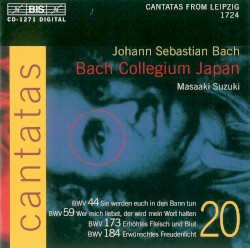 Cantatas, Volume 20