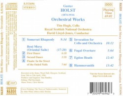 Beni Mora / Somerset Rhapsody / Hammersmith / Egdon Heath / Invocation for Cello and Orchestra