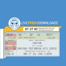 1992-07-27: Saratoga Performing Arts Center, Saratoga Springs, NY, USA