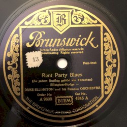 Rent Party Blues / Doin' the Voom Voom