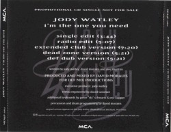 I'm The One You Need