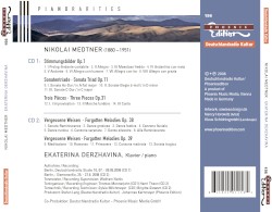 Forgotten Melodies, op. 38 - 39 / Stimmungsbilder, op. 1 / Trois Pièces, op. 31 / Sonatentriade, op. 11