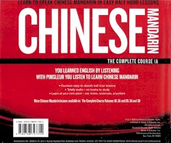 Chinese (Mandarin): The Complete Course I, Part A
