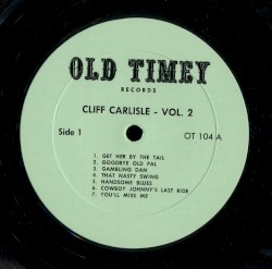 Cliff Carlisle - Volume 2