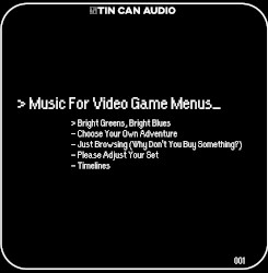 Music For Video Game Menus