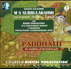 Paddhatti - M S Subbulakshmi - Live In Concert 1956