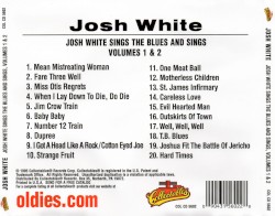 Josh White Sings the Blues and Sings, Volume 1 & 2