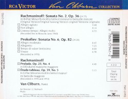 RCA Victor Van Cliburn Collection: Rachmaninoff Sonata No. 2 / Prelude Op. 23, No. 4 / Étude-tableau, Op. 39, No. 5 / Prokofiev Sonata no. 6