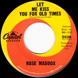 Let Me Kiss You for Old Times