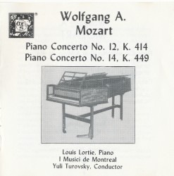 Piano Concerto no. 12, K. 414 / Piano Concerto no. 14, K. 449