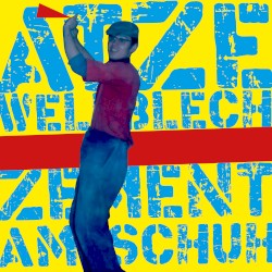Zement am Schuh