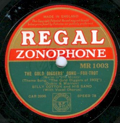 The Gold Diggers' Song (We're in the Money) / Pettin' in the Park