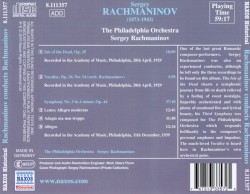 Rachmaninoff Conducts Rachmaninoff