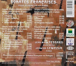 Sonates françaises pour clarinette et piano