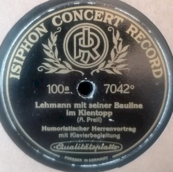 Lehmann mit seiner Bauline im Kientopp / Die sächs’sche Sprache klingt so friedlich
