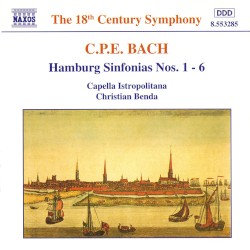 Hamburg Sinfonias nos. 1-6