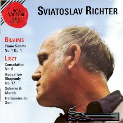 Brahms: Piano Sonata No. 1 / Liszt: Consolations